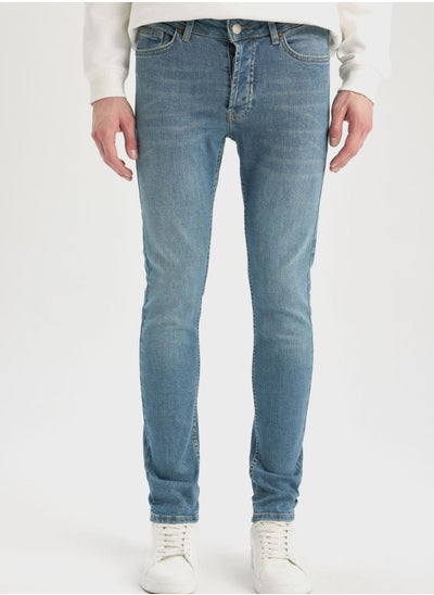 Buy Mid Wash Skinny Fit Jeans in Saudi Arabia