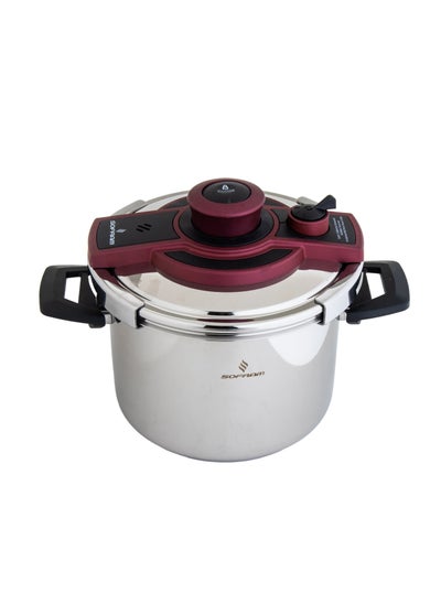 Buy High-quality stainless steel pressure cooker made in Turkey from Sofram, silver in Saudi Arabia