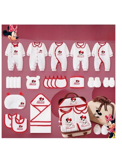 Buy 24 Piece Set - Newborn Baby Mickey Cartoon Clothes Gift Box Set in UAE