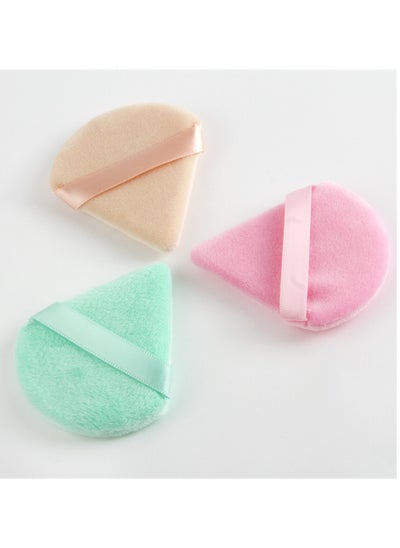 اشتري 3 Pieces Makeup Puff for Triangle Powder Face Multicolour في مصر