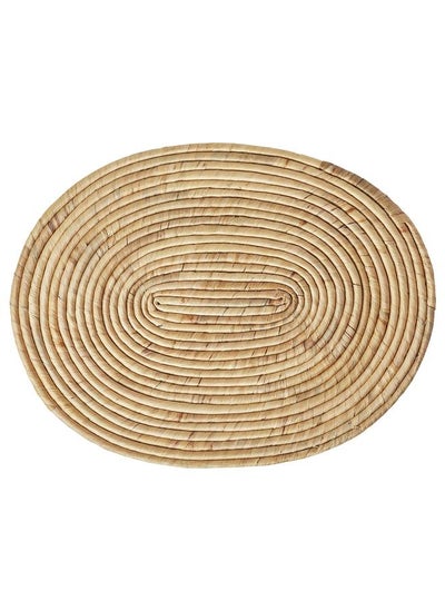 Buy Place Mat, Water Hyacinth/Sedge Handmade, 45X35 Cm in Saudi Arabia