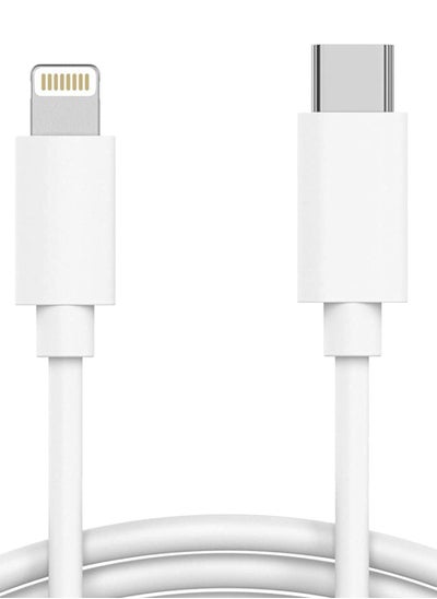 اشتري Fast iPhone Charging Cable & Data Sync USB Cable Compatible with iPhone /14/13/12/11, iPad Air/Mini, iPod, and iOS Devices (Pack of 1 (Type C)) 2m في الامارات