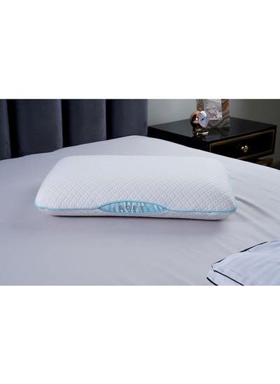 اشتري Soft Comfort Memory Foam Pillow 40X60X13Cm White في الامارات