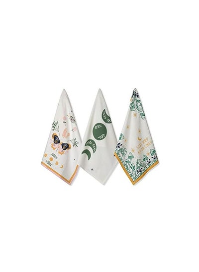 Buy Folkulture Set of 3 Magical Kitchen Towel - 20" x 26" in UAE