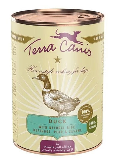 Buy Terra Canis Classic Duck Dog Wet Food 400g in UAE