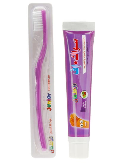 اشتري Kids Fruit Toothpaste with Toothbrush 50g في السعودية