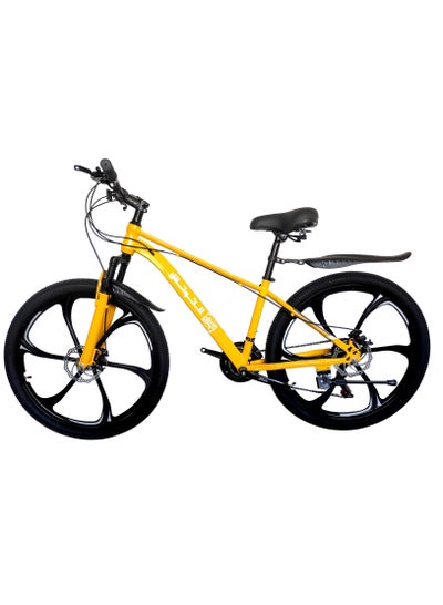 اشتري دراجة هوائية جبلية من سبائك اللالمونيوم للرجال والنساء عجلات  إطارات عريضة دراجة مقاس 26 بوصة في السعودية
