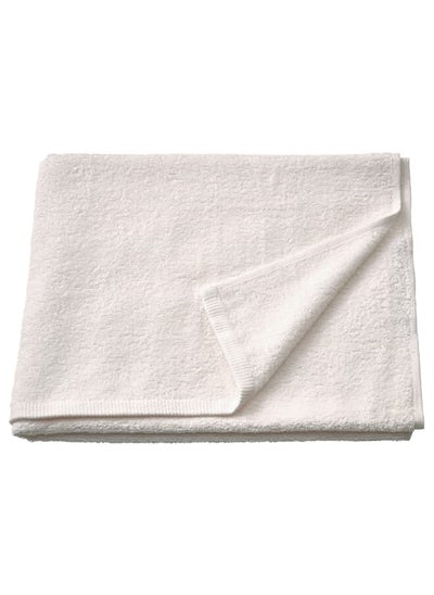 Buy Bath towel white 70x140 cm in Saudi Arabia