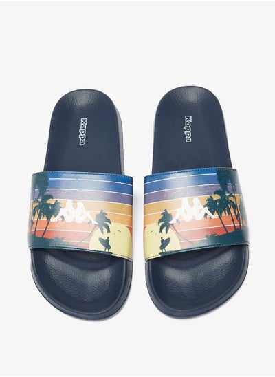 اشتري Men's Printed Slip On Slides في الامارات