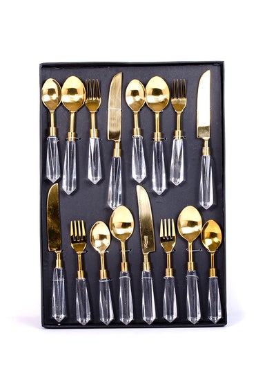 اشتري Gold 16 Piece Spoons Set في السعودية