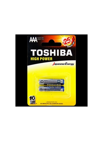 Buy Toshiba High Power LR 03 AAA 2 in UAE