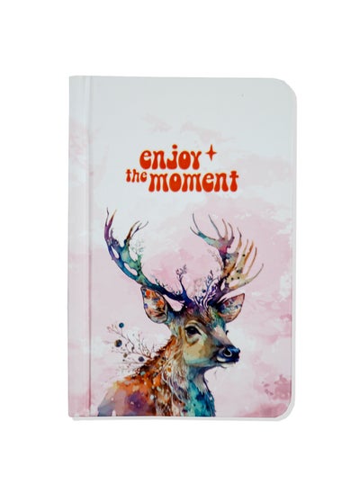 Buy Enjoy The Moment A6 Printed Notebook Size 14.8*10.5 (Deer) in Egypt