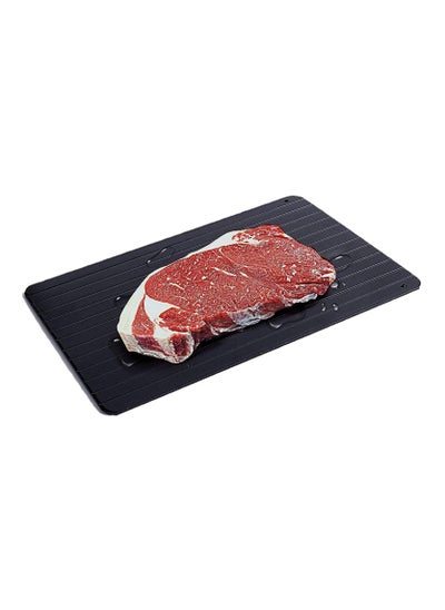 Buy Defrosting Tray for Frozen Meat – Thaw Foods 2X Faster Without Water or Electricity – Food-Safe Aluminum Defrost Tray Thaws Chicken Steak Prawns and Brats and Stays Cool To The Touch in UAE