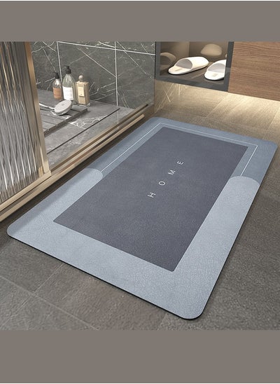 Buy Oasisgalore Bathroom Carpet Soft Absorbent Quick Drying Machine Washable Non-Slip Bathroom Rug for Shower Bathroom 40 x 60cm in Saudi Arabia