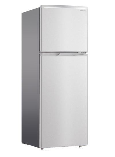 Buy General Goldin 132 Lt 4.6 CF Refrigerator and Freezer, High Quality Noiseless Energy Saving Compressor, Silver in Saudi Arabia