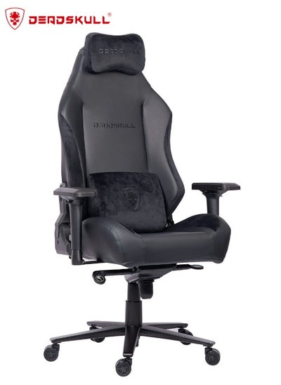 Buy RAGNAROK Gaming Chair - Fabric - Racing-Inspired Design - Lumbar Pillow - Detachable Memory Foam Neck Pillow - Adjustable Seat Height - Adjustable Armrests - Black in UAE