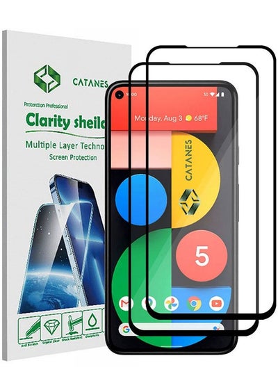 Buy 2 Pack For Google 5 Tempered Glass Screen Protector Full Glue Back in UAE