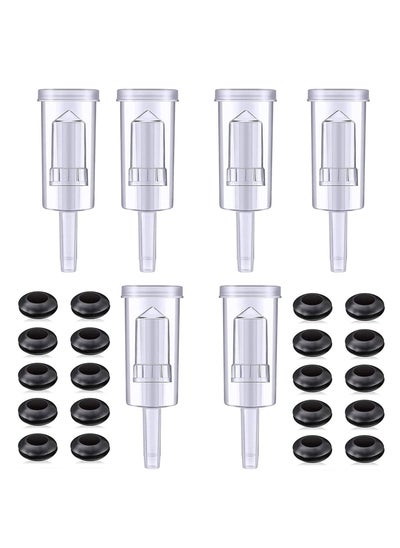 Buy Set of 6 Plastic Airlock Set with 20-Piece Silicone Grommets for Fermentation Preserving Brewing Fermenting Sauerkraut Kimchi in Saudi Arabia