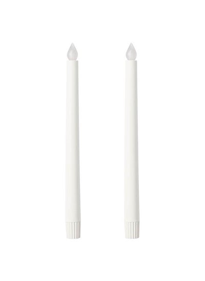 Buy Led Candle White Indoor 28 Cm in Saudi Arabia