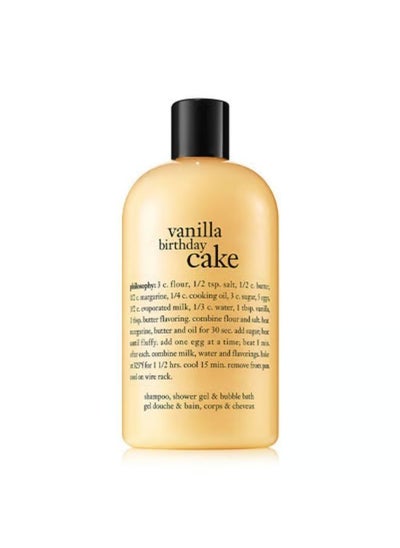 Buy vanilla cake shower gel 480ml in UAE