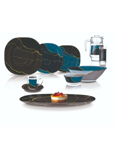 Buy Luminarc Arcopyrex dinner set 46 piece - ORCU BLUE in Egypt