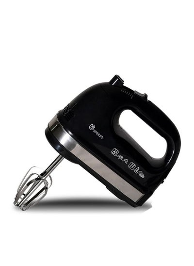 Buy Handheld Electric Mixer 6-Speeds 150W HM203E Black in Saudi Arabia