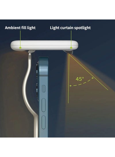 اشتري Eco Friendly Fill Light for IPhone Mobile Phone Simple LED Night Reading Anti-Blue Light Eye Protection Screen Hanging Lamp في السعودية