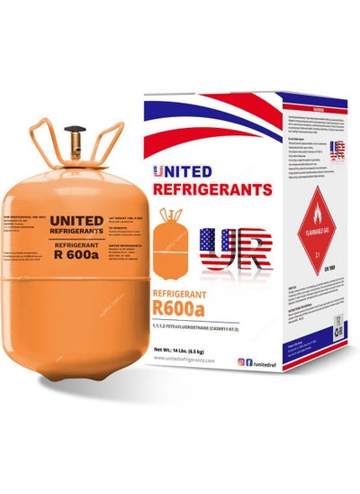 Buy United Refrigerant Gas, R600a, 6.5 Kg in UAE