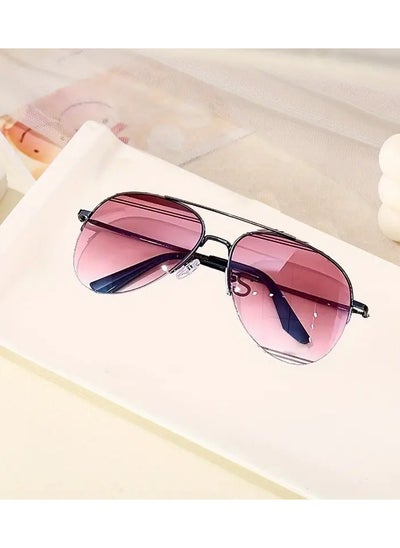 Buy Classic Half frame Sunglasses UV protection in UAE