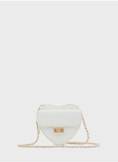 Buy Lilhearti Zip Over Chain Detail Crossbody in Saudi Arabia