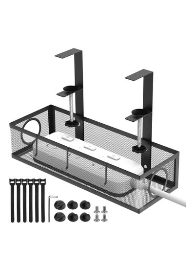 Buy Table Wire Management Tray, Under Desk Cable Management Upgraded Cord Organizer Under Desk Tray Cable Management Tray Table Wire Management Cord Organizer Tray for Office and Home in Saudi Arabia