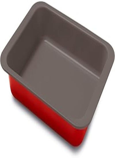 اشتري Guardini rossana rectangle shape baking pan, 24 x 32 cm - red في مصر