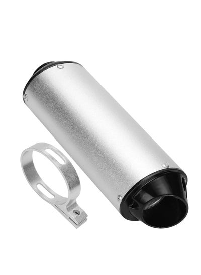 اشتري 28mm Exhaust Pipe Muffler Silencer Clamp and Gasket for 50cc 110 125cc Coolster Sport-B Taotao Chinese Dirt pit bike Venom ATVs Quad 4 Wheeler-Silver في السعودية