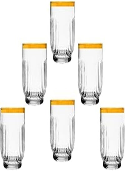 اشتري LAV TOKYO Glasses Set, Clear, Pack of 6 في مصر