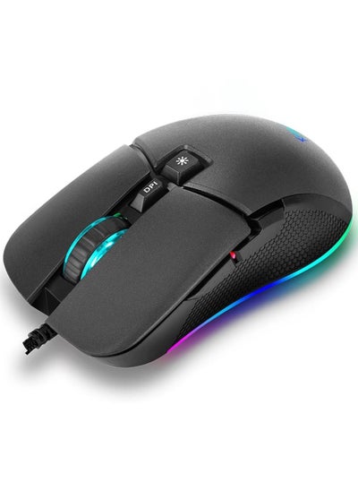 Buy GM310 RGB Gaming Mouse - Optical Sensor 6,400 DPI - 7 Buttons - With Software Support in Egypt