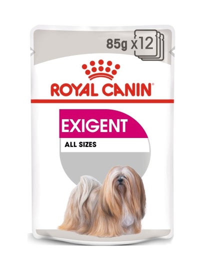 Buy ROYAL CANIN CARE NUTRITION EXIGENT DOG WET FOOD- 12 POUCHES in UAE