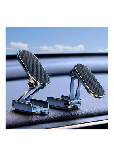 Buy Mobile phone accessories strong magnetic car phone holder foldable mount universal zinc alloy stand in UAE