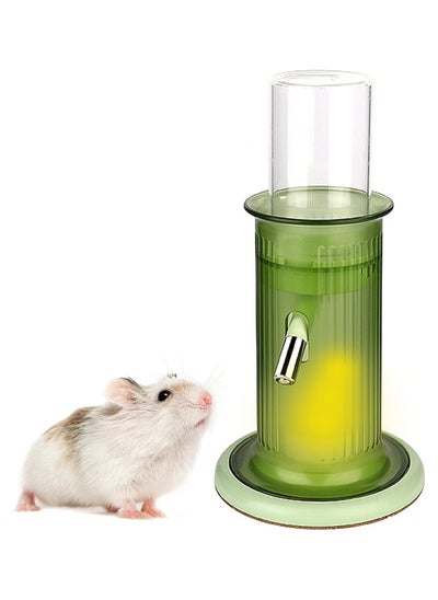 Buy Hamsters Water Bottle with Lights Stand Small Animals Water Bottle No Drip Glass for Ferrets Hedgehogs Rats Mice Critters Small Animals Small Pet Rodents in Saudi Arabia