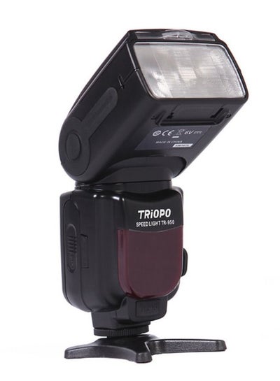 اشتري Triopo فلاش لايت سبيدلايت يعمل مع أي كاميرا TR-950 لكاميرات فوجي فيلم، أوليمبوس، نيكون D3400، كانون 650D، 550D، 450D، 1100D، 60D، 7D، و 6D. في الامارات