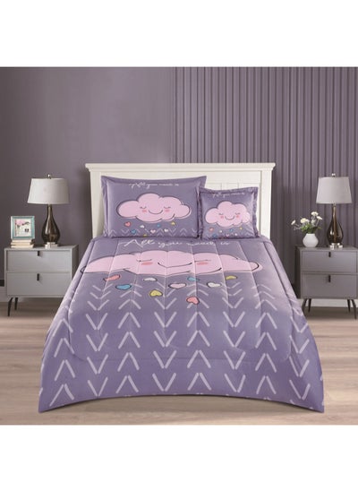 Buy Children's Winter Comforter Set From Hours Fur With Double-Sided Velvet Consisting Of 4 Pieces in Saudi Arabia