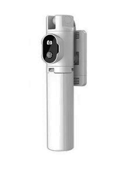 Buy Wholesale P20 Wireless Mobile Phone Monopod Selfie Stick Tripod with Remote Shutter Control White in UAE