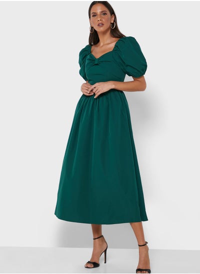 Buy Puff Sleeve Dress in Saudi Arabia