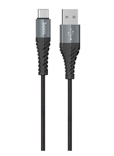 اشتري HOCO X38 Cool Charging data cable for Type-C Black في مصر