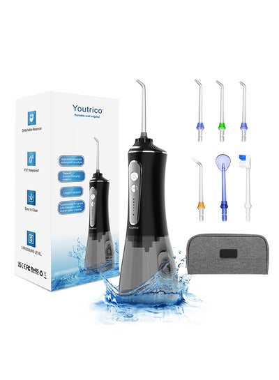 Buy Youtrico 2023 upgraded whitening water floss  portable and rechargeable  gentle teeth whitening IPX7 waterproof in Saudi Arabia