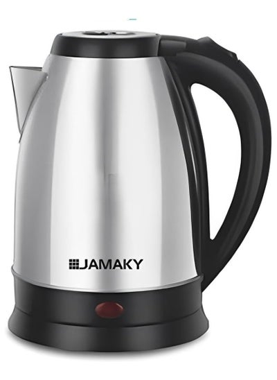 Buy Jamaki Electric Kettle 2L Stainless Steel 2000W Rapid Boil with Auto Shut Off - JMK9501 in Egypt