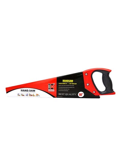 اشتري Hand Saw - 16"/400mm 7TPI Heat Treatment Teeth, Fast Cut, Long Life, Triple Teeth, 65Mn Material, Two Color Soft Handle, Precision Ground Teeth - Ideal for Woodworking and DIY HA1423 في الامارات