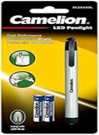 اشتري Camelion Penlight Aluminum Pen Flashlight DL2AAASL في مصر