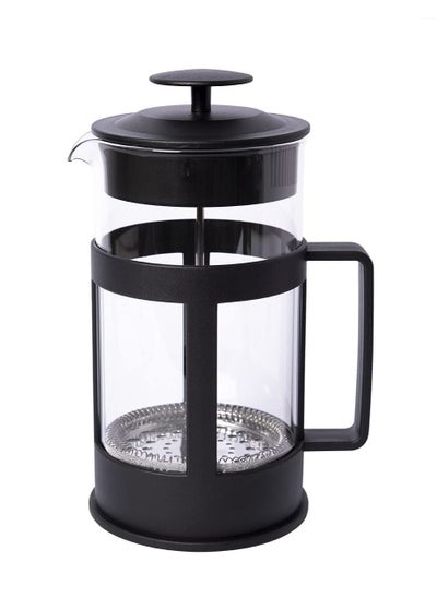 اشتري Coffee machine, coffee teapot with stainless steel filter, heat resistant borosilicate glass coffee press (600ml) في السعودية