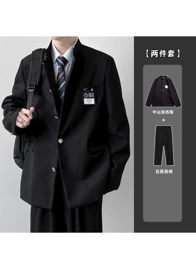 Buy Retro Japanese DK Suit for Men [High quality] black + suit pants in UAE