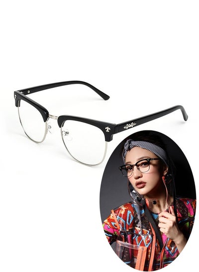 Buy Anti Blue Light Glasses Computer Glasses UV Blocking Filter Eyeglasses Frame, Black in Saudi Arabia